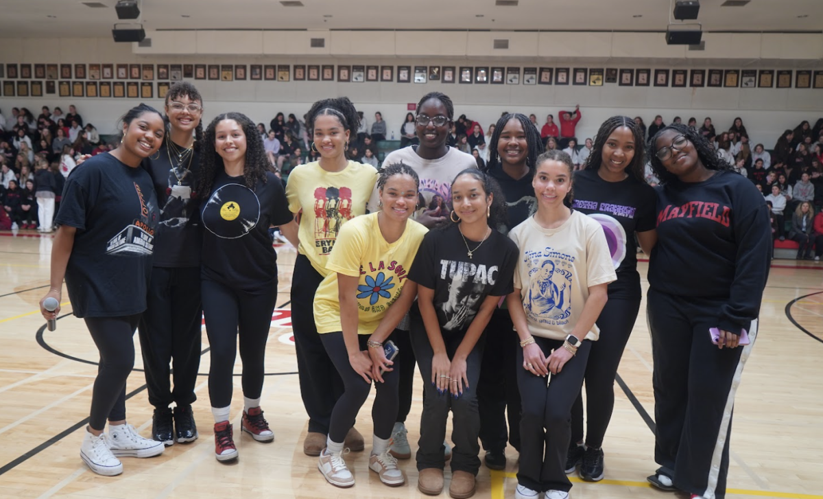 The Black Student Union at their Black History Month assembly!